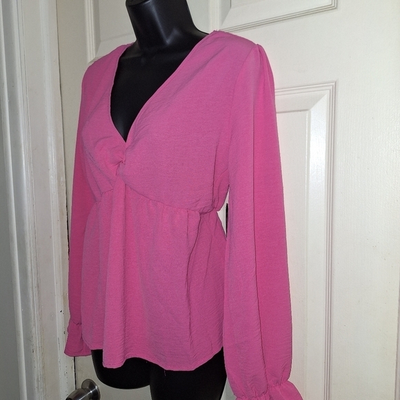Jolie & joy pink blouse size medium - Picture 3 of 5